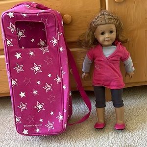 American Girl Doll and Carrier